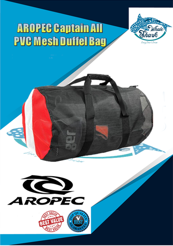 AROPEC Captain All PVC Mesh Duffel Bag - WhaleShark Malaysia