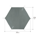 DoD Ground Sheet for One Pole Tent 5 Persons