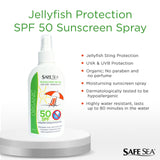 Safe Sea - Jellyfish Protection Organic Sunscreen Spray 100mL (SPF 50) - Eco Friendly