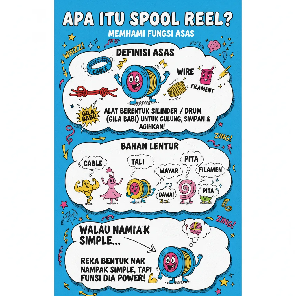 Apa Itu Spool Reel? Memahami Fungsi Asas