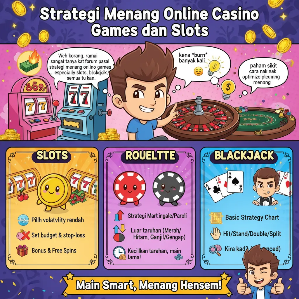 Strategi Menang Online Casino Games dan Slots