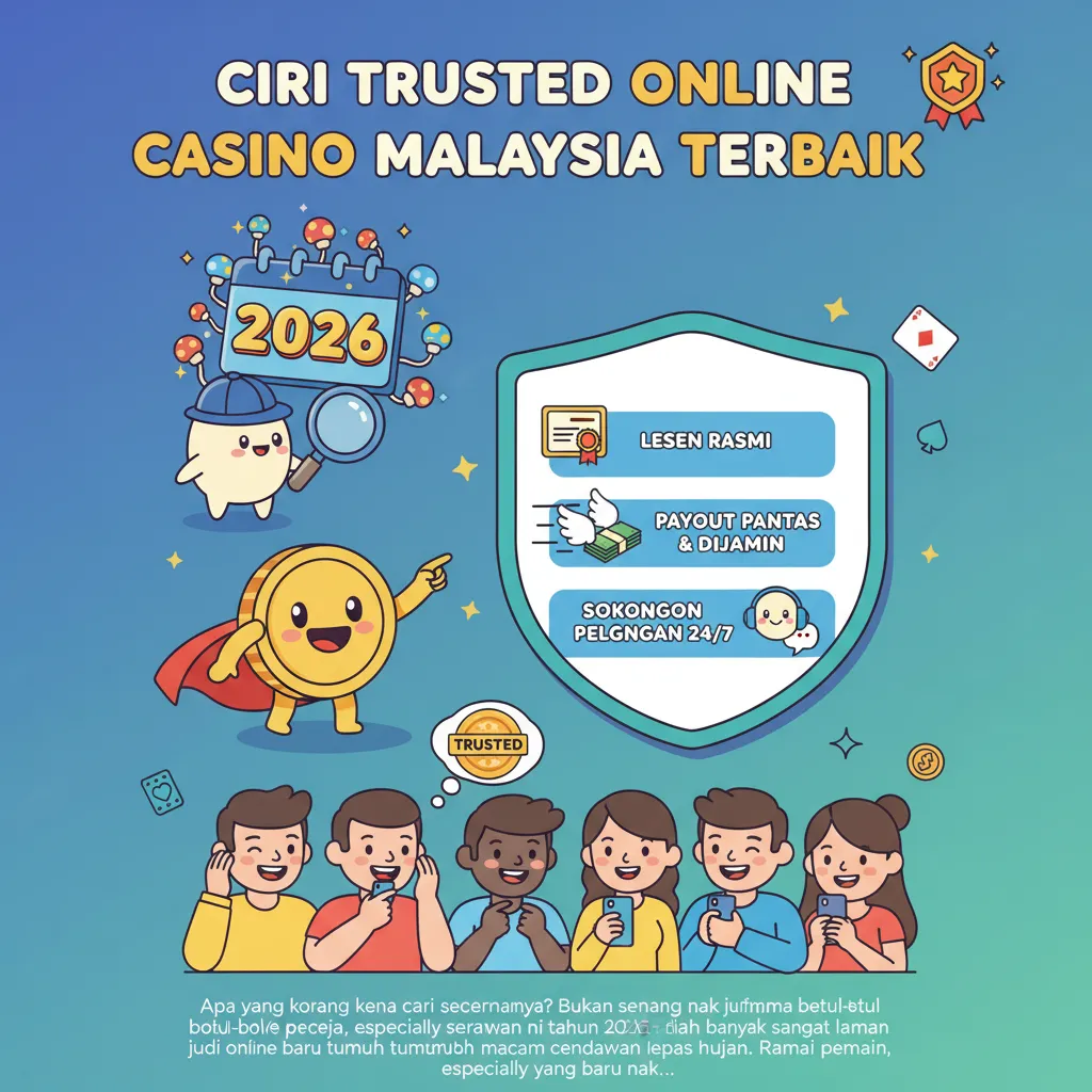 Ciri Trusted Online Casino Malaysia Terbaik