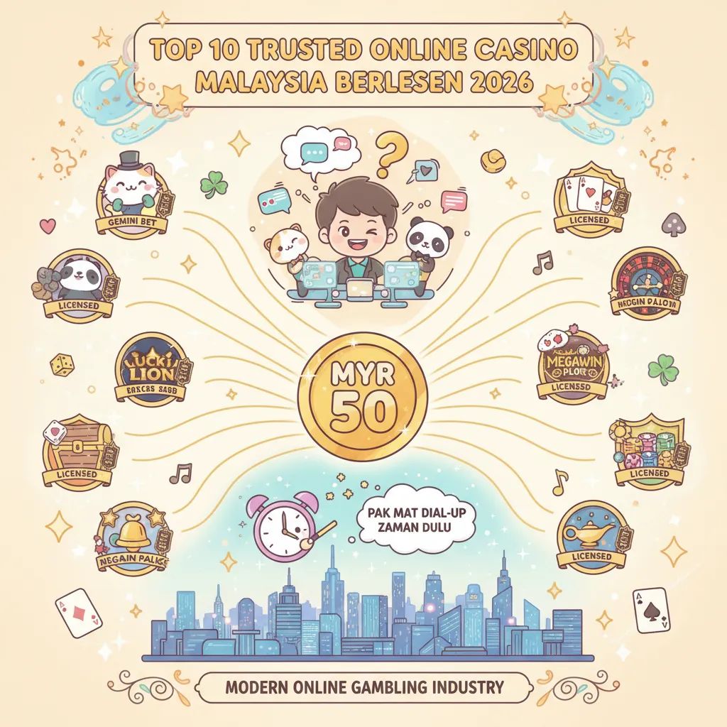 Panduan Top 10 Trusted Online Casino Malaysia Berlesen