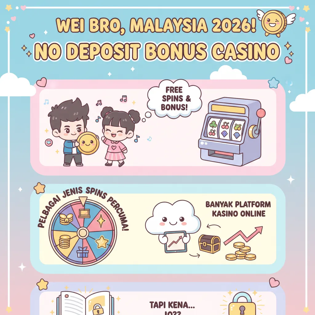 No deposit bonus casino: Spins untuk pemain di Malaysia