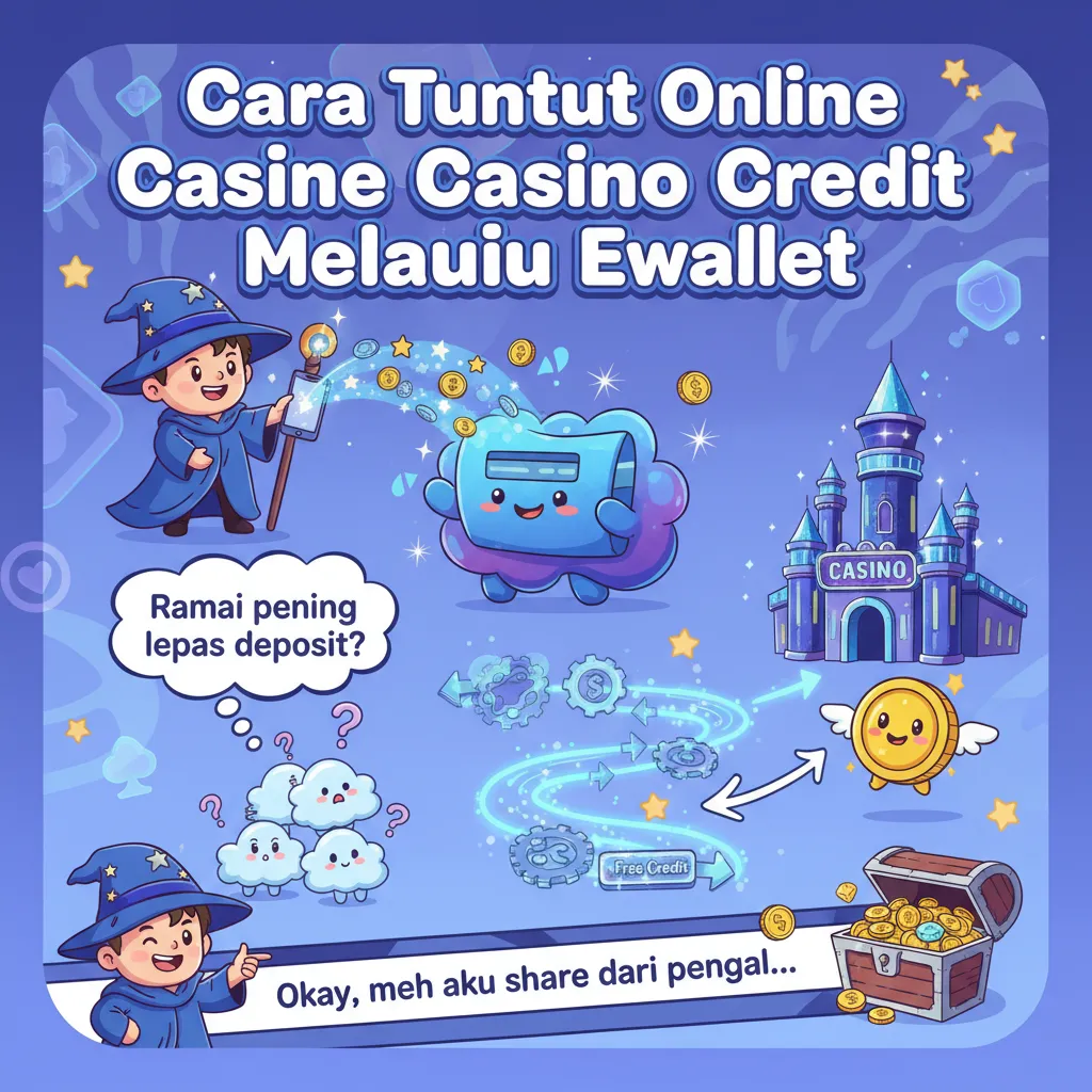 Cara Tuntut Online Casino Credit Melalui Ewallet