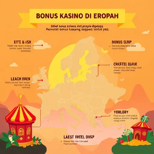 Syarat bonus kasino tanpa deposit di Eropah