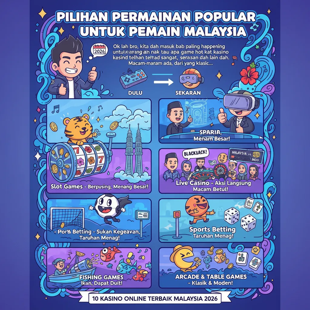 Pilihan Permainan Popular untuk Pemain Malaysia
